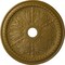 Ekena Millwork Winsor Ceiling Medallion (Fits Canopies up to 4"), Hand-Painted Gold, 27 1/2"OD x 4"ID x 1 1/2"P CM27WIGLS - alternate 1